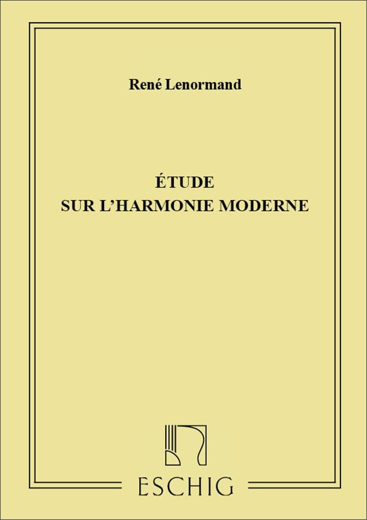 Etude Sur L'Harmonie Moderne